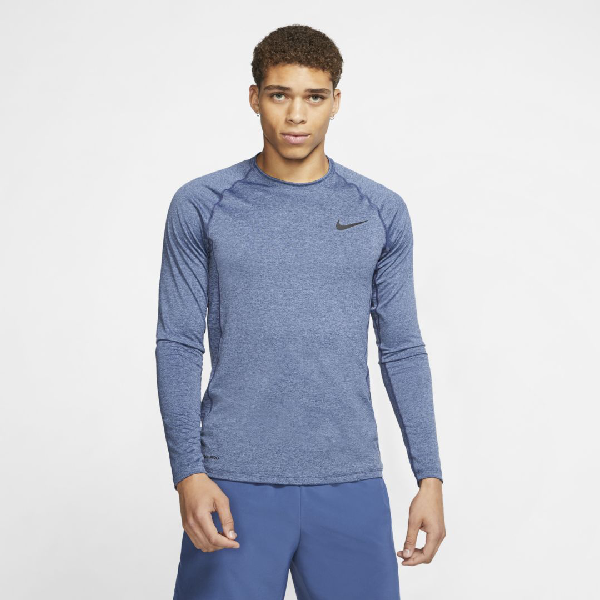 nike pro men's long sleeve top