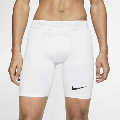 Shop Nike Men's  Pro Shorts In White