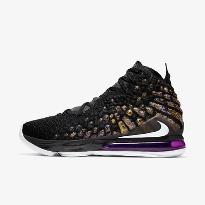 Shop Nike Lebron 17 Basketball Shoe In Black
