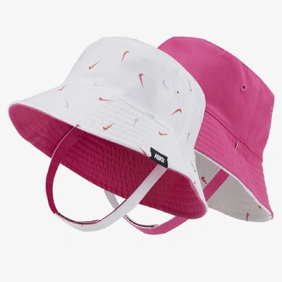 Shop Nike Baby Reversible Bucket Hat In Purple