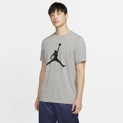 Shop Jordan Men's  Jumpman T-shirt In Grey