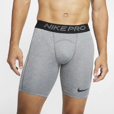 Shop Nike Men's  Pro Shorts In Grey