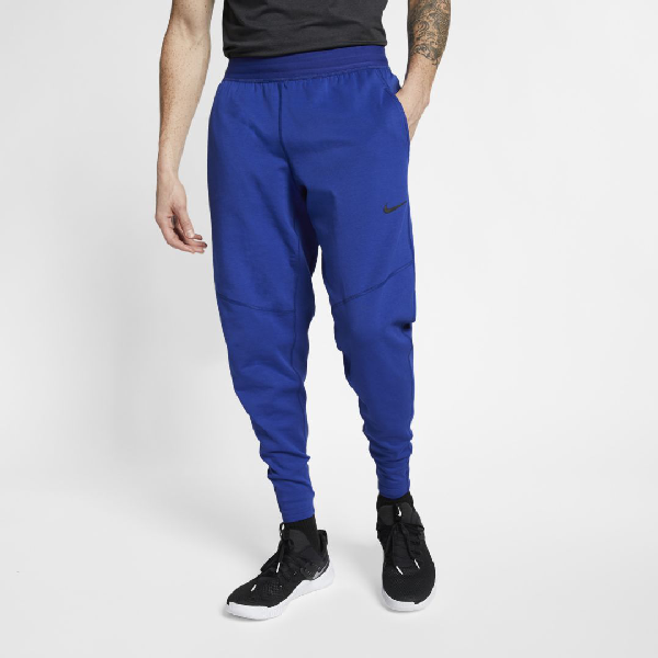 blue nike dri fit pants