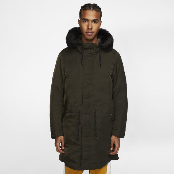 nike nsw down fill hooded parka