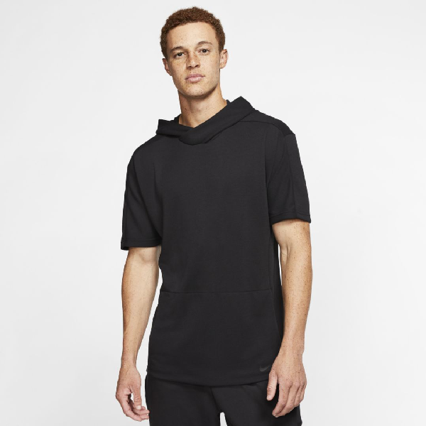 nike dri fit short sleeve hoodie