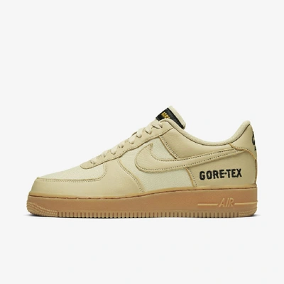 Shop Nike Air Force 1 Gore-tex Shoe In Gold