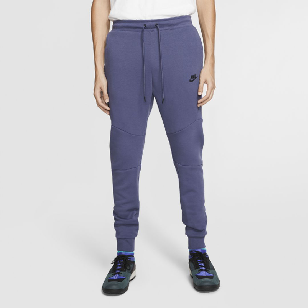 purple nike tech fleece joggers