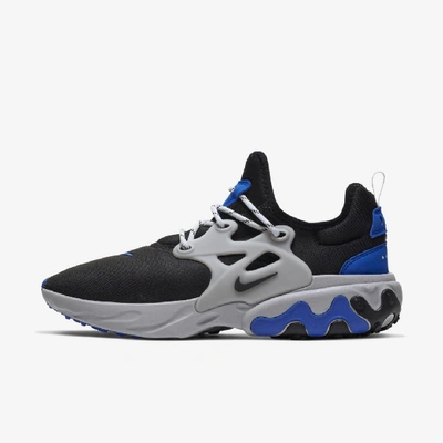 Shop Nike React Presto Men's Shoe (black) - Clearance Sale In Black,racer Blue,atmosphere Grey,black