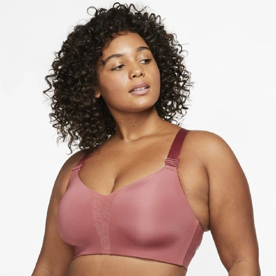 Nike Rival Women's High-support Sports Bra (plus Size) In Cedar