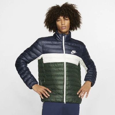 Shop Nike Sportswear Synthetic-fill Puffer Jacket In Obsidian,galactic Jade,sail,sail