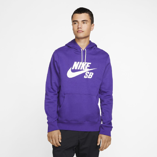 Nike Sb Icon Pullover Skate Hoodie In Purple | ModeSens