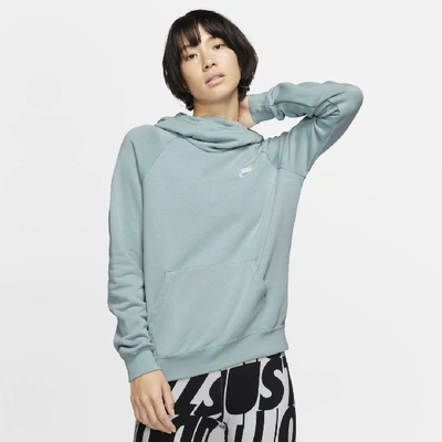Nike Sportswear Essential Women's Funnel-neck Fleece Pullover Hoodie In  Grey | ModeSens