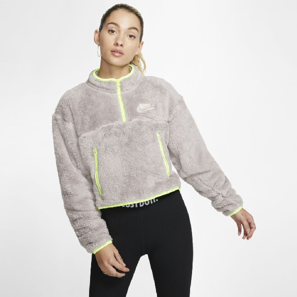 nike crop top sweater