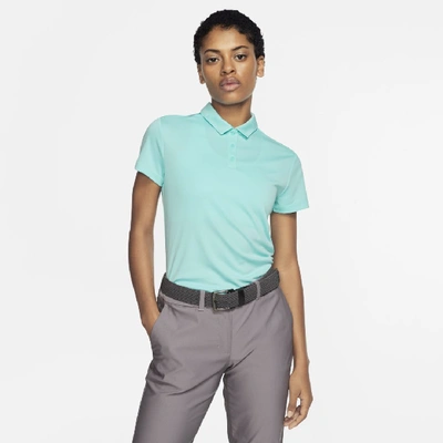 Shop Nike Dri-fit Women's Golf Polo In Blue