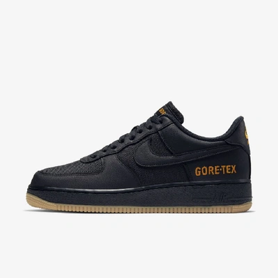 Shop Nike Air Force 1 Gore-tex Shoe In Black