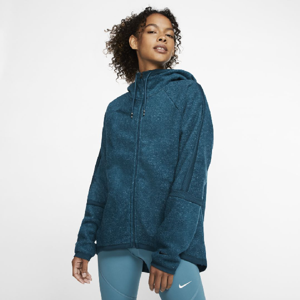 nike women's full zip training top