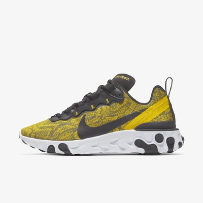 Shop Nike React Element 55 Women's Shoe (speed Yellow) - Clearance Sale In Speed Yellow,white,black