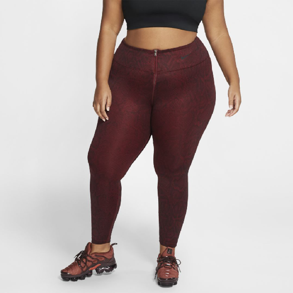 nike python leggings red