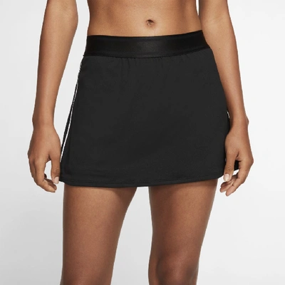Shop Nike Court Dri-fit Women's Tennis Skirt In Black,white,white