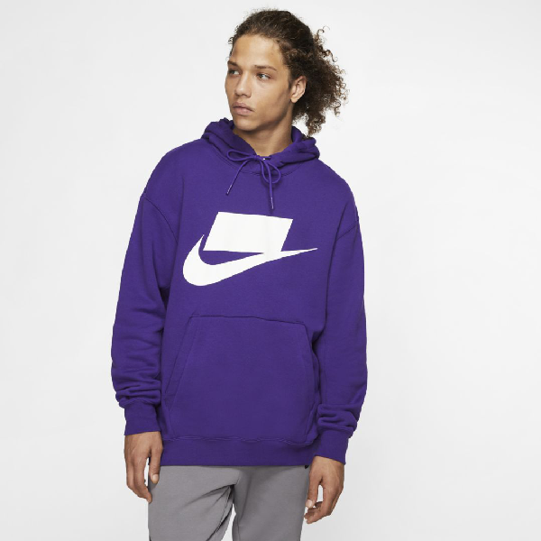 nike nsw hoodie purple 
