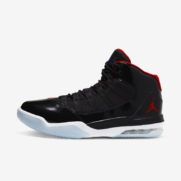 jordan max aura red and black