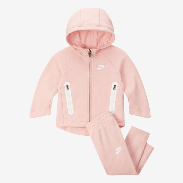 Nike Sportswear Tech Fleece Baby (12-24m) Hoodie And Pants Set In Pink | ModeSens