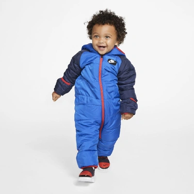 Nike Baby Puffer Snowsuit In Blue | ModeSens