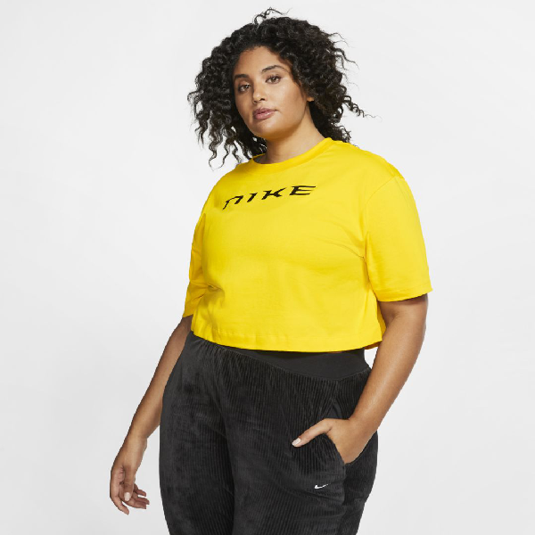 nike plus size crop top