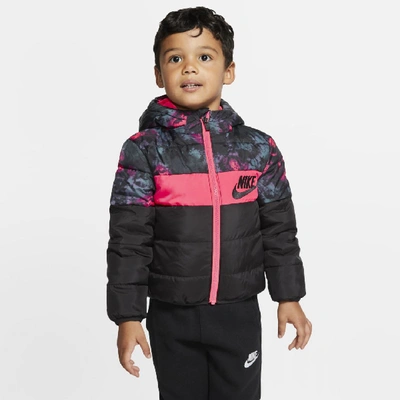 Shop Nike Sportswear Toddler Full-zip Puffer Jacket In Pink