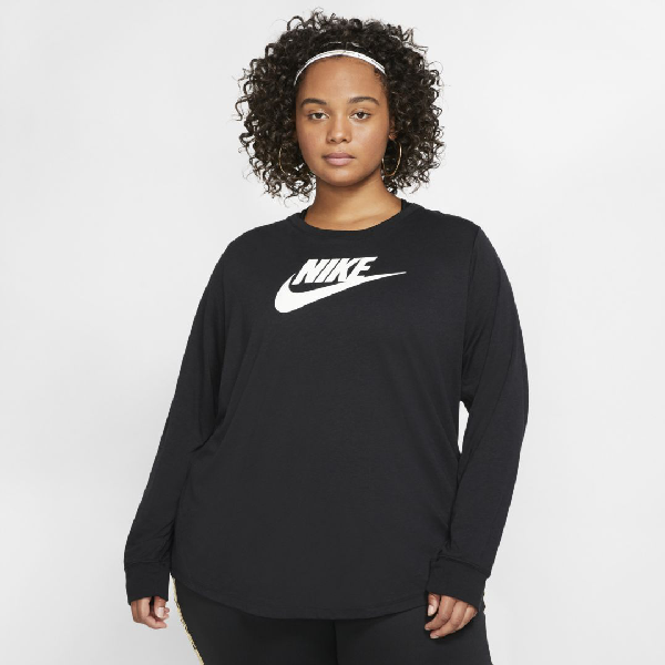 plus size nike long sleeve shirt