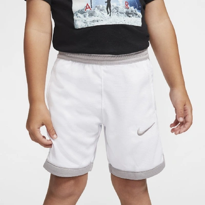 Shop Nike Dri-fit Elite Toddler Shorts In White
