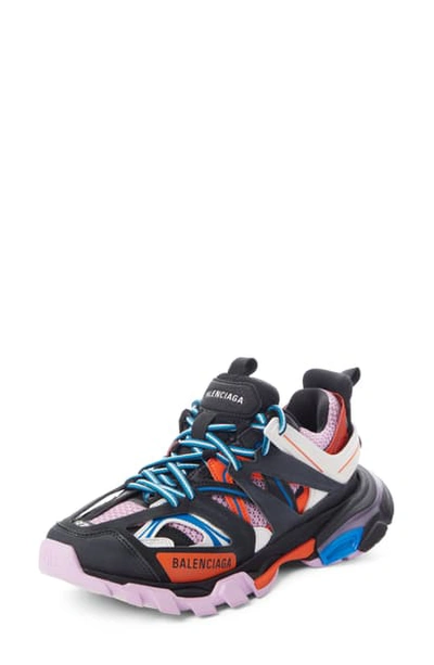 Shop Balenciaga Track Sneaker In Black/ Orange/ Blue