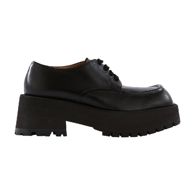 Shop Marni Derby Shoes In Black