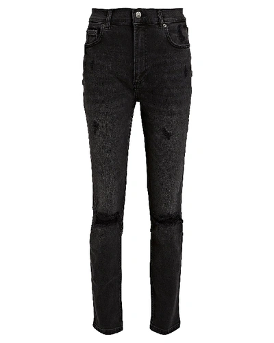 Shop Boyish Jeans The Zachary High-rise Skinny Jeans In Black