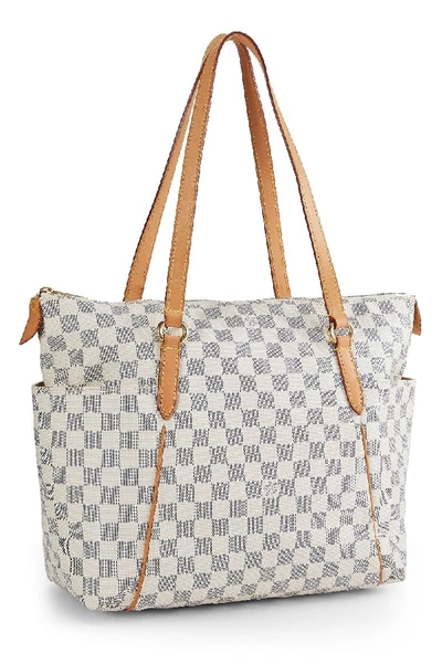 Pre-owned Louis Vuitton Damier Azur Totally Pm