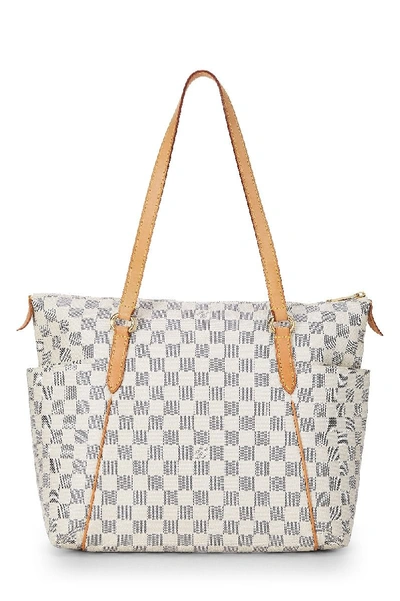 Pre-owned Louis Vuitton Damier Azur Totally Pm
