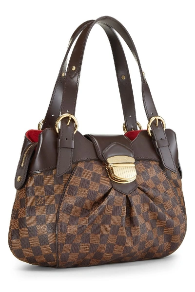 Pre-owned Louis Vuitton Damier Ebene Sistina Pm