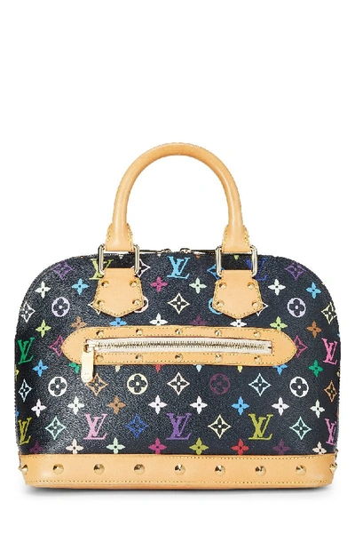 Pre-owned Louis Vuitton Takashi Murakami X  Black Monogram Multicolore Alma Pm