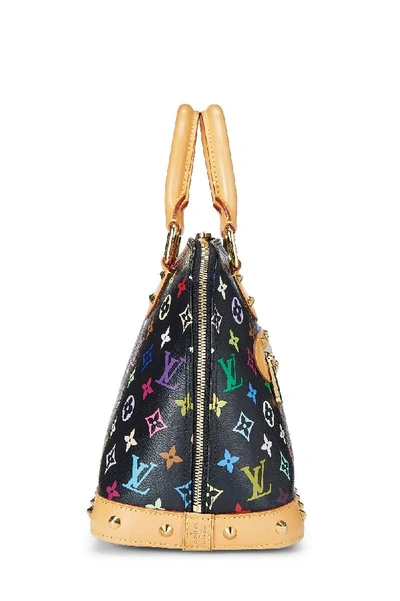 Pre-owned Louis Vuitton Takashi Murakami X  Black Monogram Multicolore Alma Pm