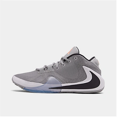 Shop Nike Men's Zoom Freak 1 Basketball Shoes In Grey