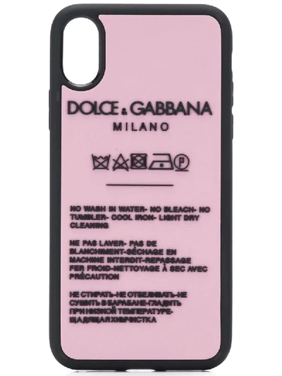 Shop Dolce & Gabbana Appliqué Iphone X Case In Black