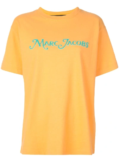 Shop Marc Jacobs X New York Magazine The Logo T-shirt In Orange