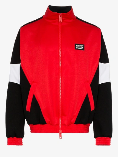 Shop Burberry Astala Sport Jacket In Red