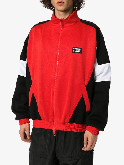 Shop Burberry Astala Sport Jacket In Red