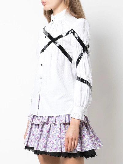 Shop Marc Jacobs The Diy Prairie Blouse In White