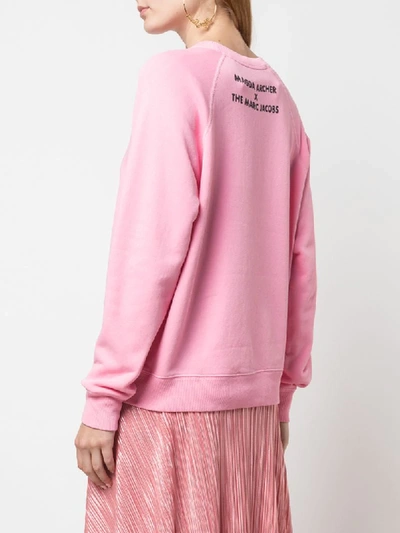 Marc Jacobs X Magda Archer The Collaboration Sweatshirt In Pink | ModeSens