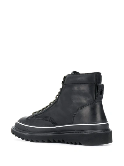 Shop Diesel Hybrid Boots In Black