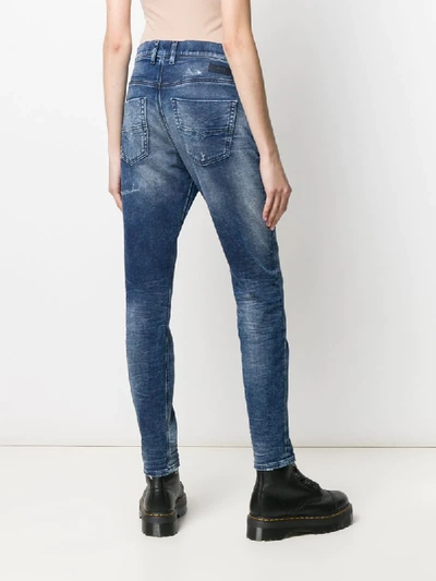 Shop Diesel Krailey Jogg Boyfriend Jeans In Blue