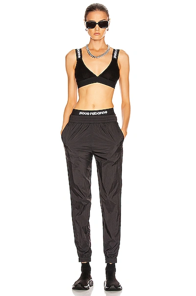 Shop Paco Rabanne Jogger Pant In Black