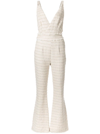 Shop We Are Kindred Florence Open-back Jumpsuit In White